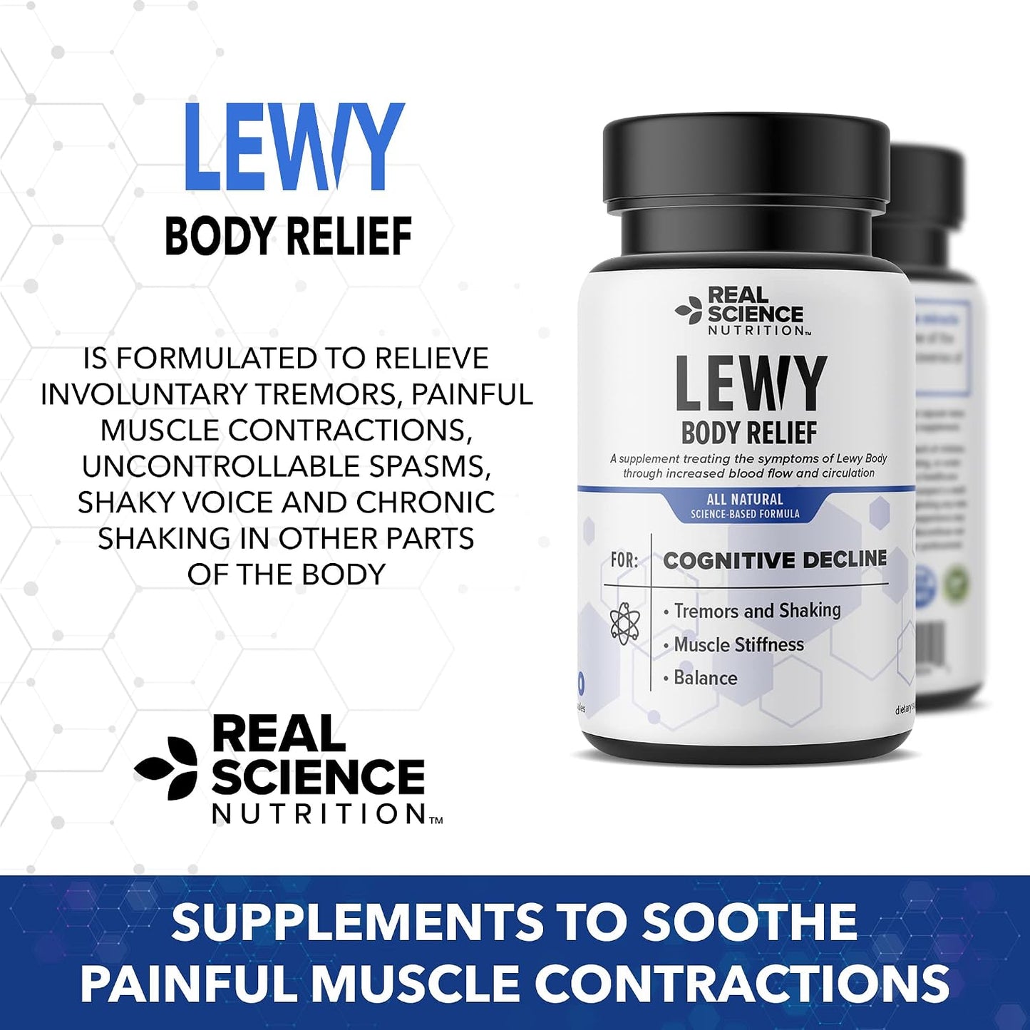 Real Science Nutrition Lew-X – Cognitive Support Supplement for Memory & Muscle Relaxation - görsel 4