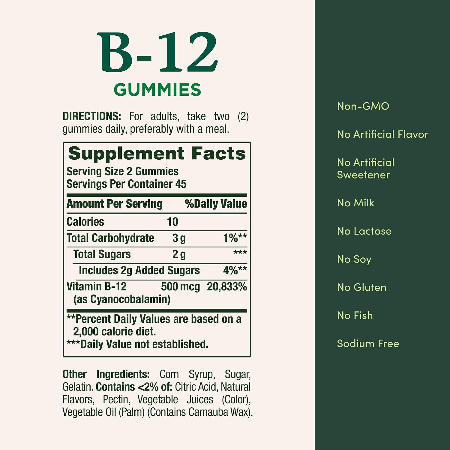 Nature's Bounty Vitamin B12 Gummies, Mixed Berry, 500mcg - 90 Gummies - görsel 5