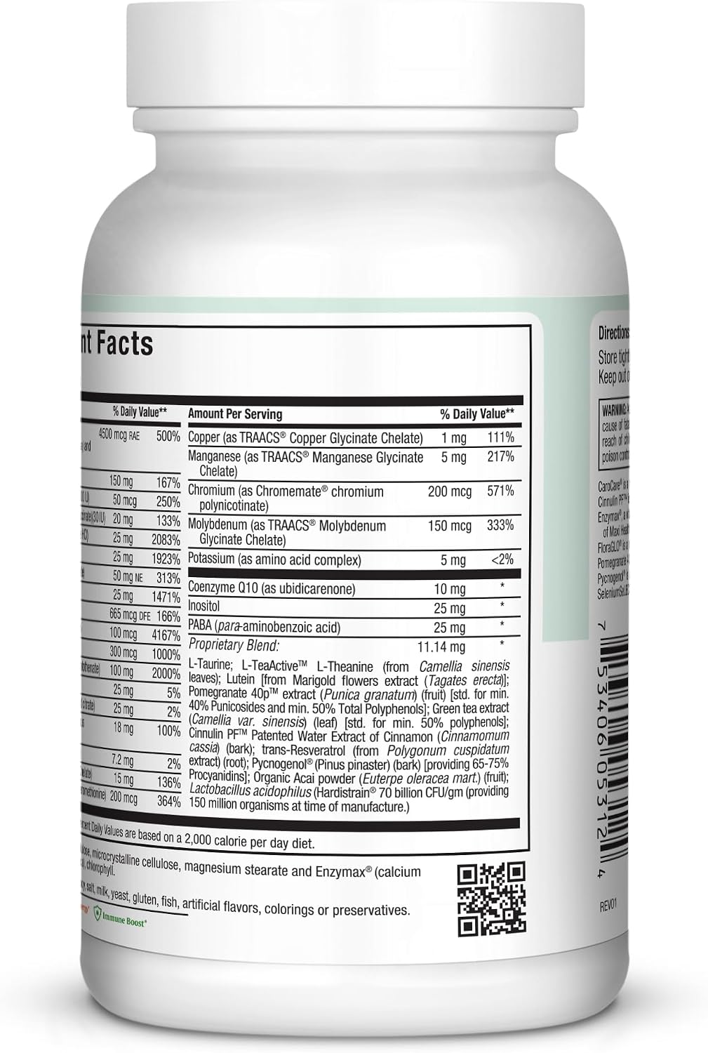 Maxi Health Multivitamin for Men and Women - Complete Daily Vitamins with Minerals - Kosher & Vegan - 120 Capsules - görsel 3