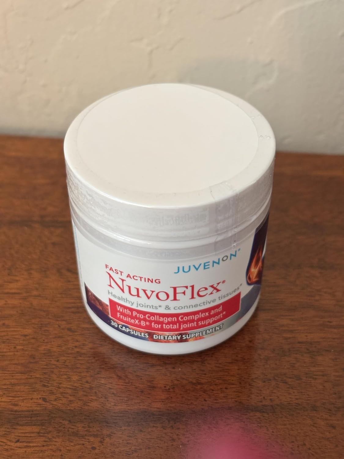 Juvenon NuvoFlex Joint Support Food Supplement with Glucosamine, Chondroitin, Vitamin K, B, and FruiteX-B (30 Capsules) - görsel 3