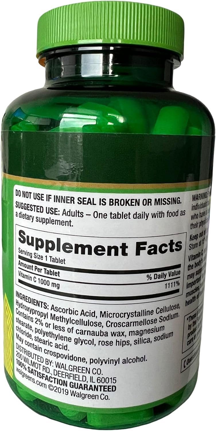 Finest Nutrition Vitamin C with Rose Hips 1000mg, 200 Tablets - görsel 2