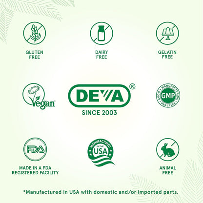 DEVA Vegan Liver Support Tablets 2-Pack - Herbal & Nutraceutical Blend, 90 Count Each