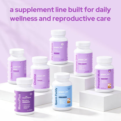 Premom Inositol Plus – 2,000mg Myo-Inositol & 50mg D-Chiro Inositol, 40:1 Ratio, with CoQ10, Methylfolate & Vitamin D3, for Hormonal Balance & Ovarian Support, 90 Veggie Capsules