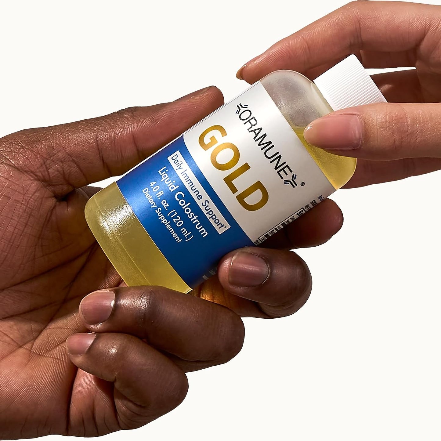 Oramune Gold Immune Support Supplement with Transfer Factor and Pure Colostrum Gold Liquid Bovine Colostrum – Rich in Lactoferrin, Insulin-Like Growth Factor-I (IGF-I) for Immune Strength – 118 ml - görsel 2