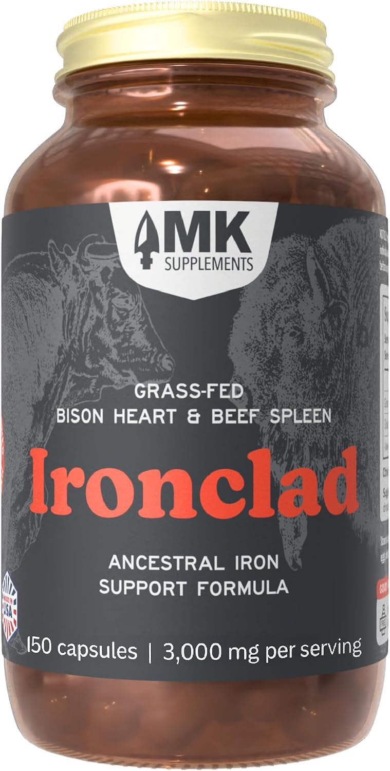MK Supplements Female Vitality – Grass-Fed Beef Organs for Women, 150 Capsules - görsel 10