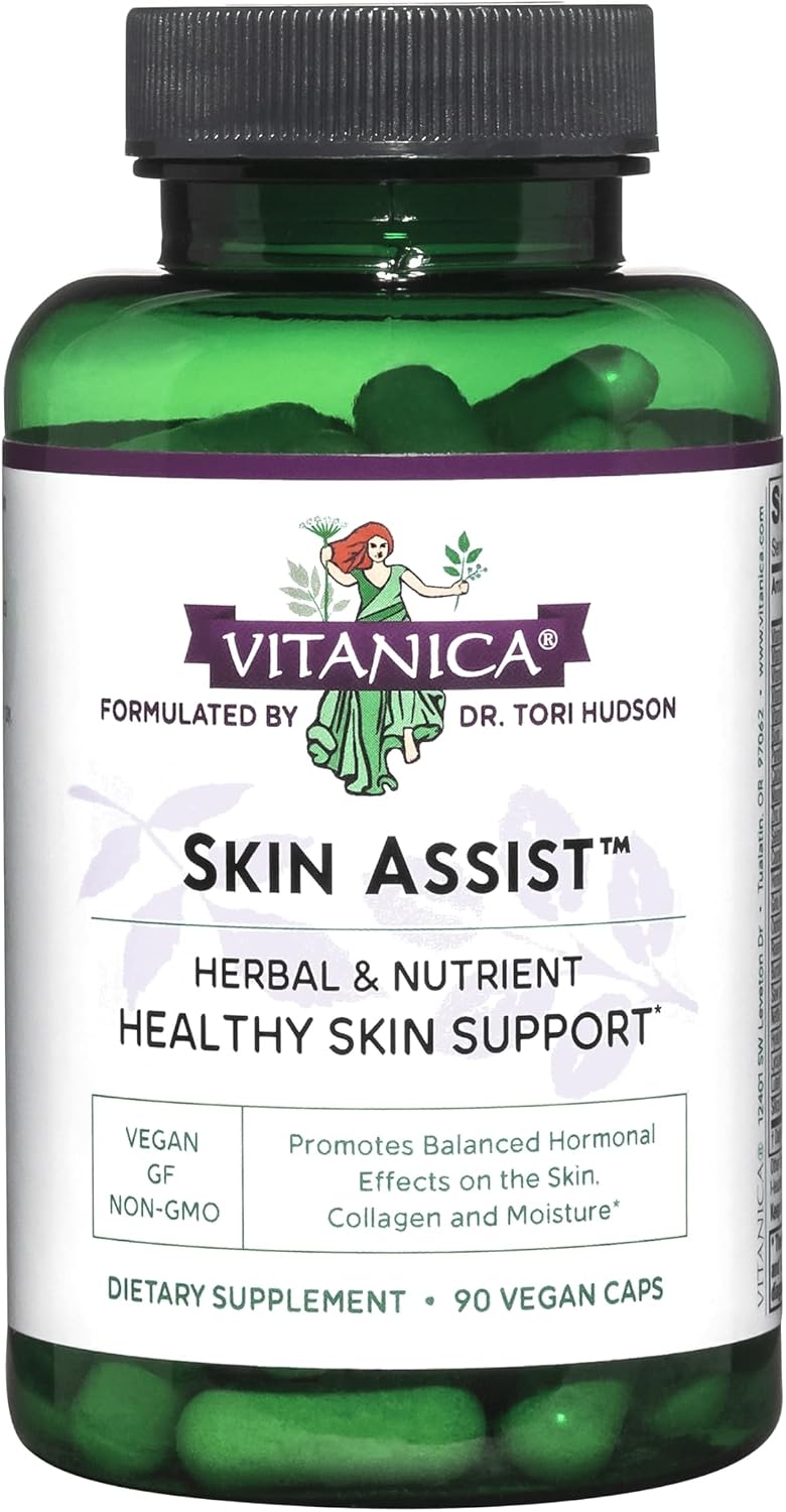 Vitanica Skin Assist, Skin Support, Vegan, 90 Capsules - görsel 1