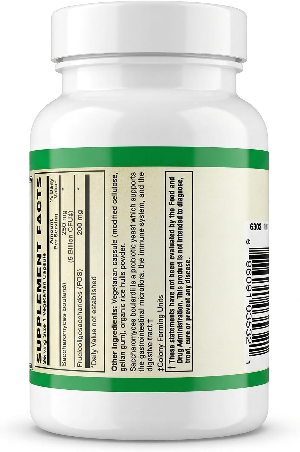 AlchePharma Saccharomyces Boulardii – Non-GMO – Dairy-Free Probiotic - görsel 4