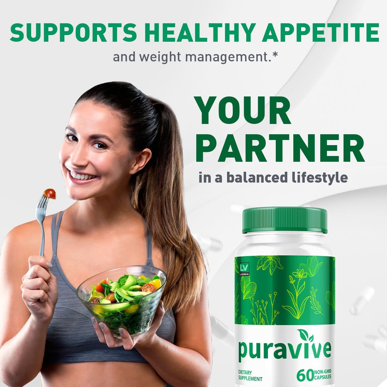 Puravive Weight Loss Capsules (5 Pack, 300 Capsules) - görsel 3