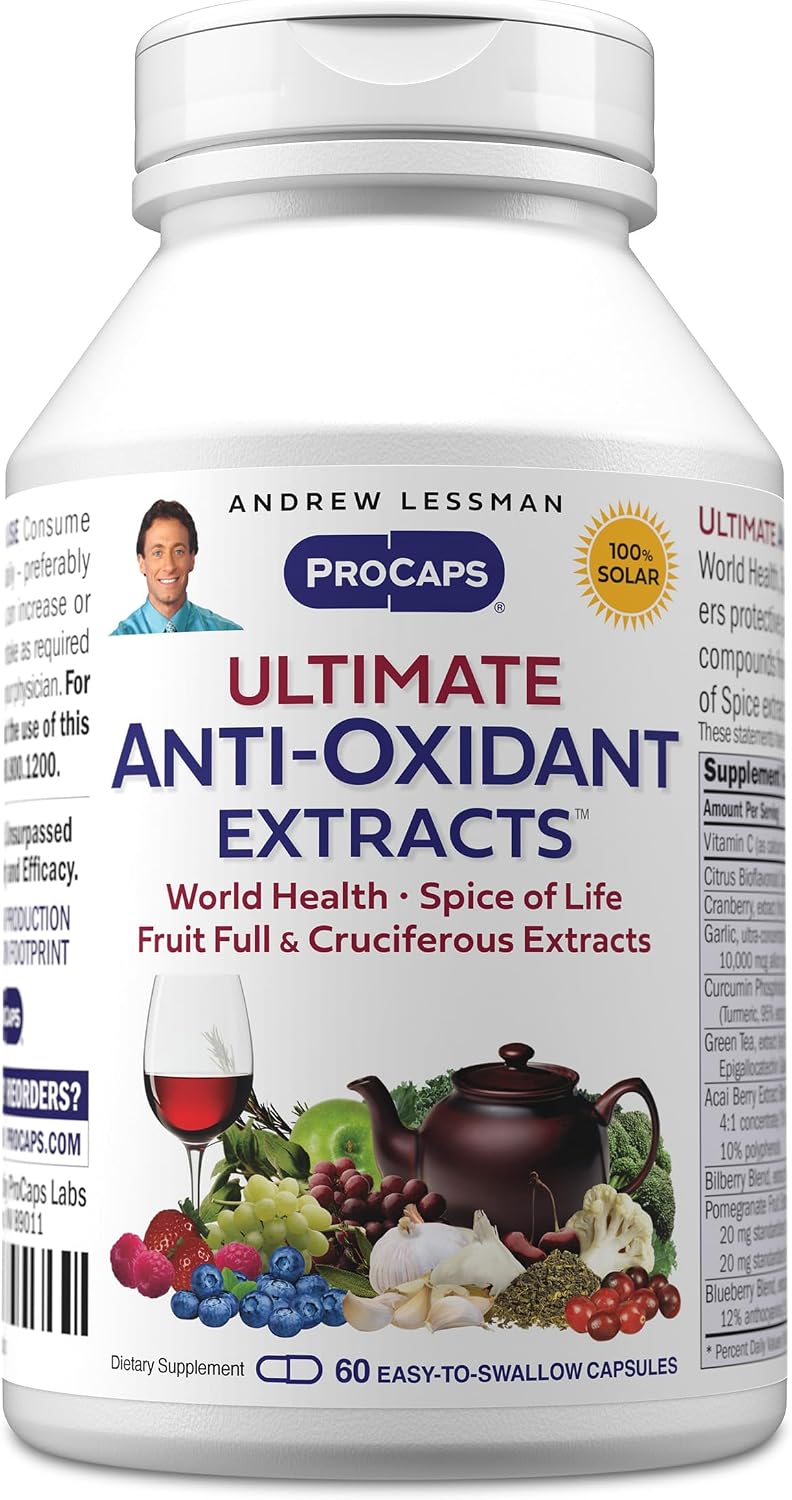 ANDREW LESSMAN Ultimate Anti-Oxidant Extracts, 60 Capsules - görsel 1
