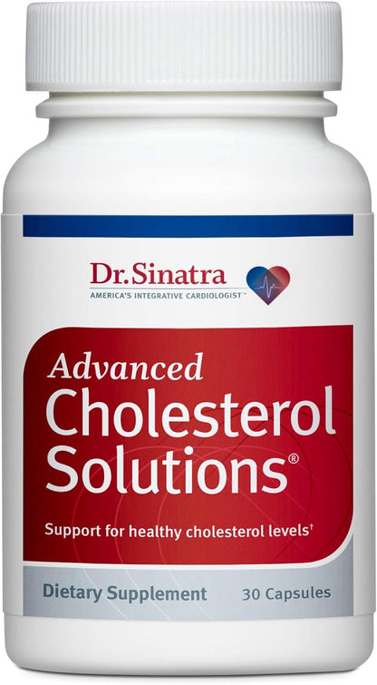 Dr. Sinatra's Advanced Cholesterol Solutions Heart Health Supplement with Citrus Bergamot, 30 Capsules