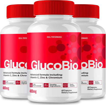 GlucoBio Capsules, Gluco Bio Capsules Reviews (3-Pack)