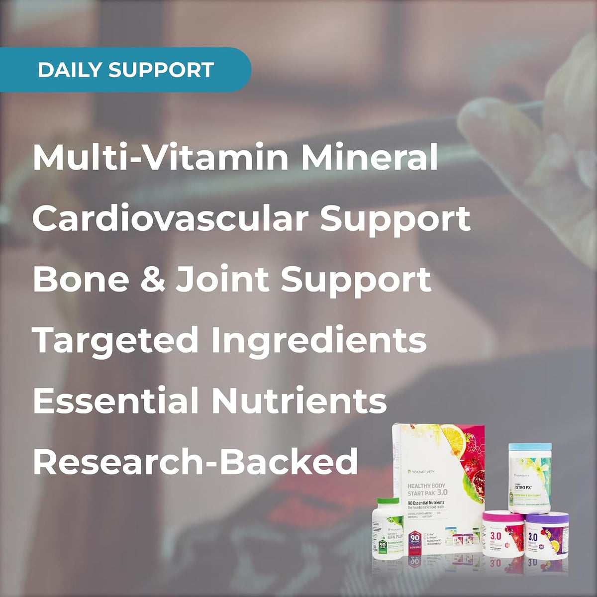 Youngevity Healthy Body Start Pak 3.0 Rise & – Energy Production: B-vitamins and minerals aid in converting food – Image 6