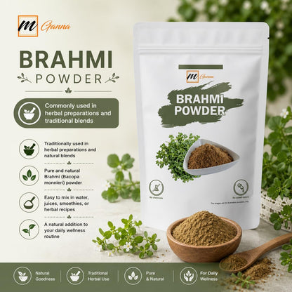 100% Pure and Natural Brahmi Powder 100g