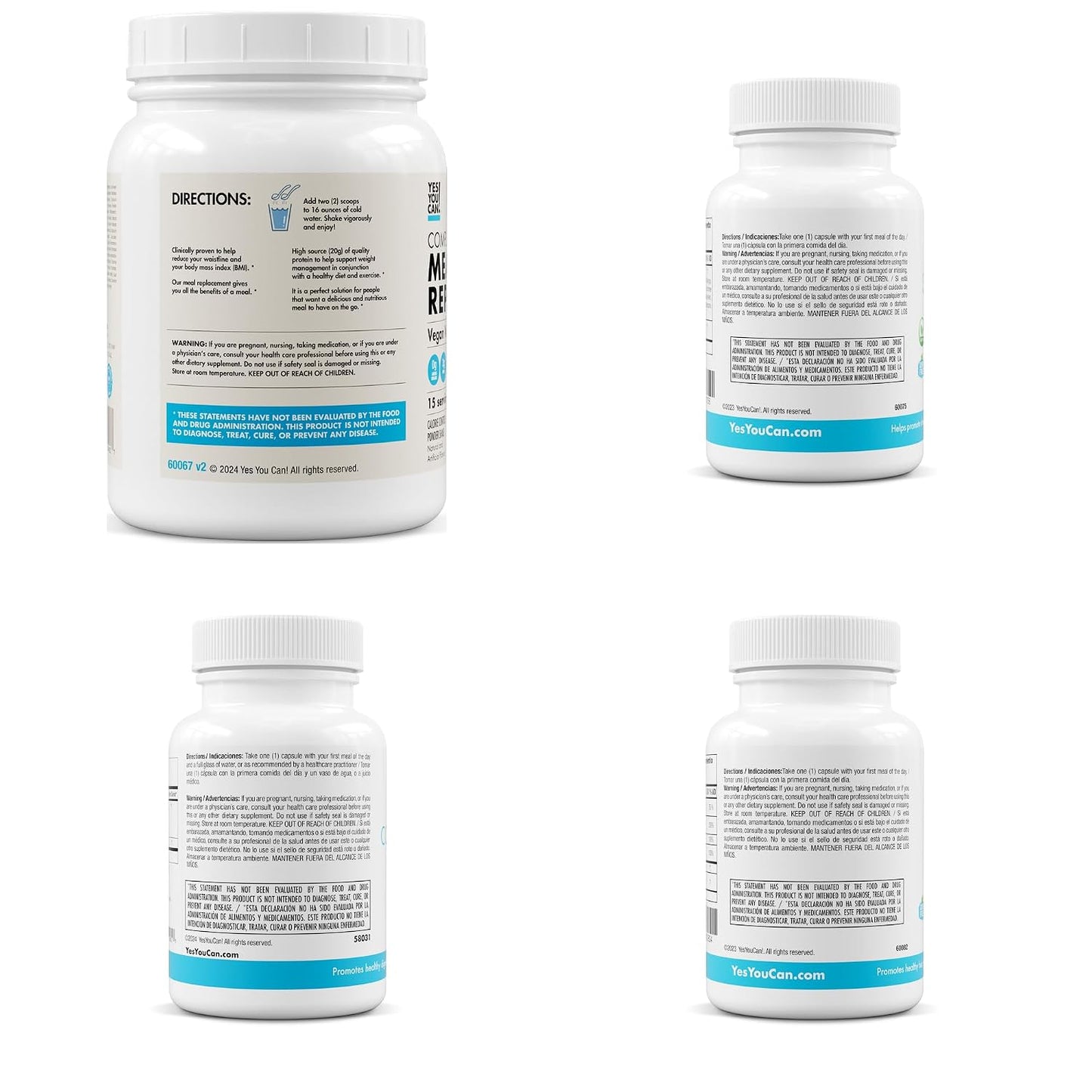 Yes You Can! Transformation Kit - Complete Meal Replacement and Supplement Kit (Vanilla) - görsel 8
