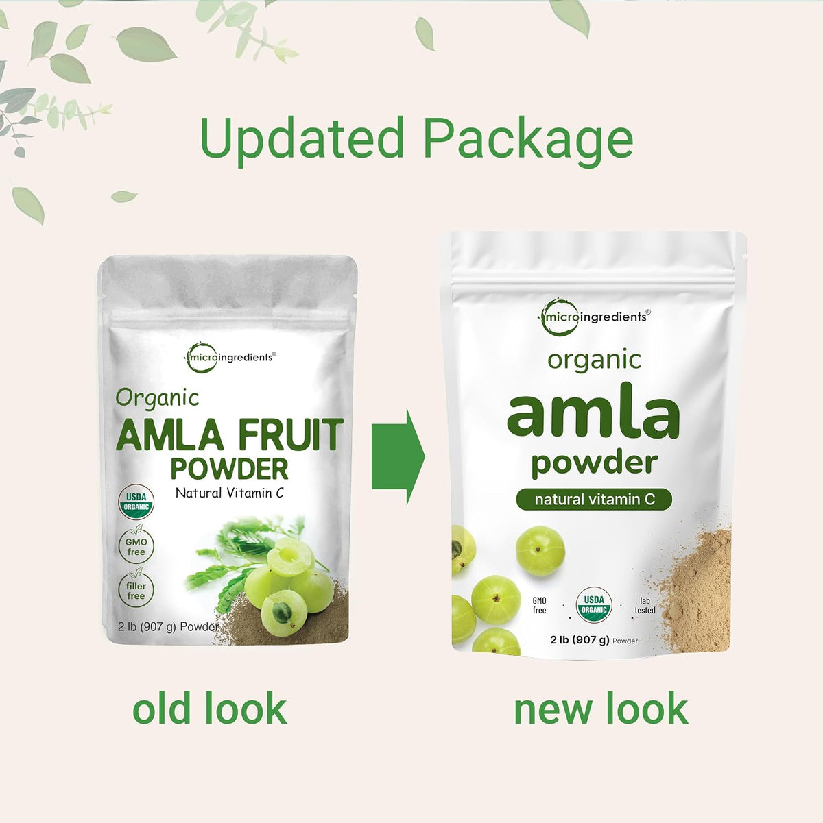 Micro Ingredients Organic Amla Powder (Amalaki) - 907g, India Origin Gooseberry Powder - görsel 3