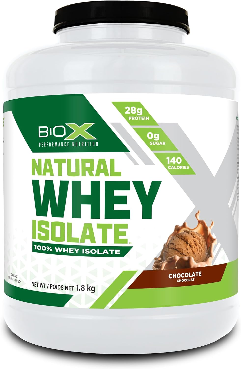 BioX Natural Whey Isolate - Unflavoured Whey Protein Isolate Powder - 32g Protein, Sugar Free, Carb Free, Low Lactose - 1.8kg - görsel 10