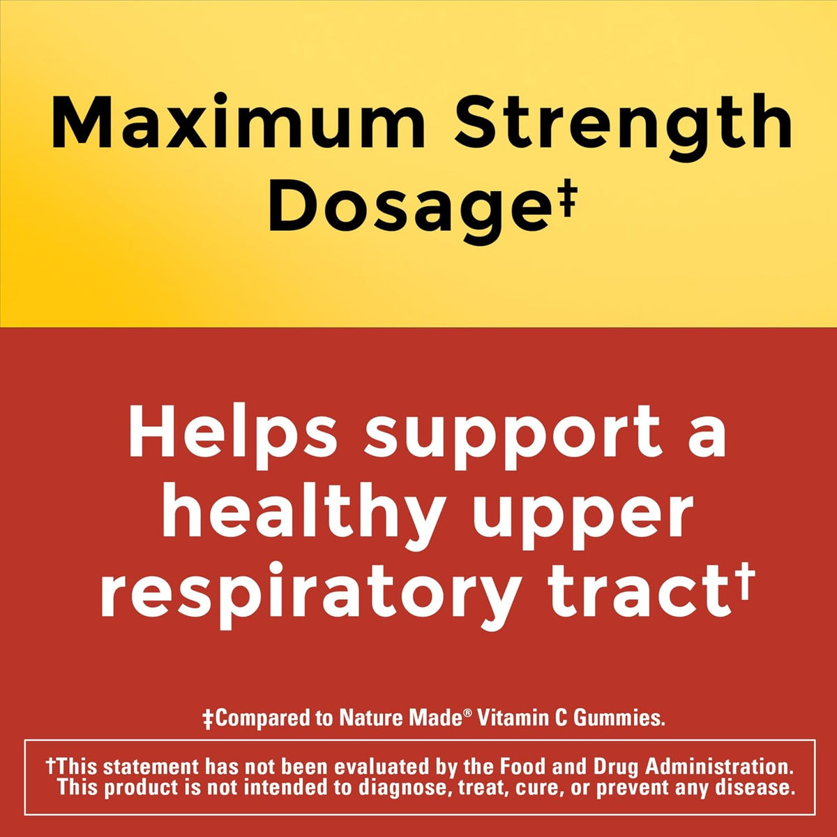 Nature Made Maximum Strength Dosage Vitamin C 1000mg per Serving, Adult Vitamin C Immune Support Gummies, 80 Gummies for Daily Immune Support, 20 Day Supply - görsel 3