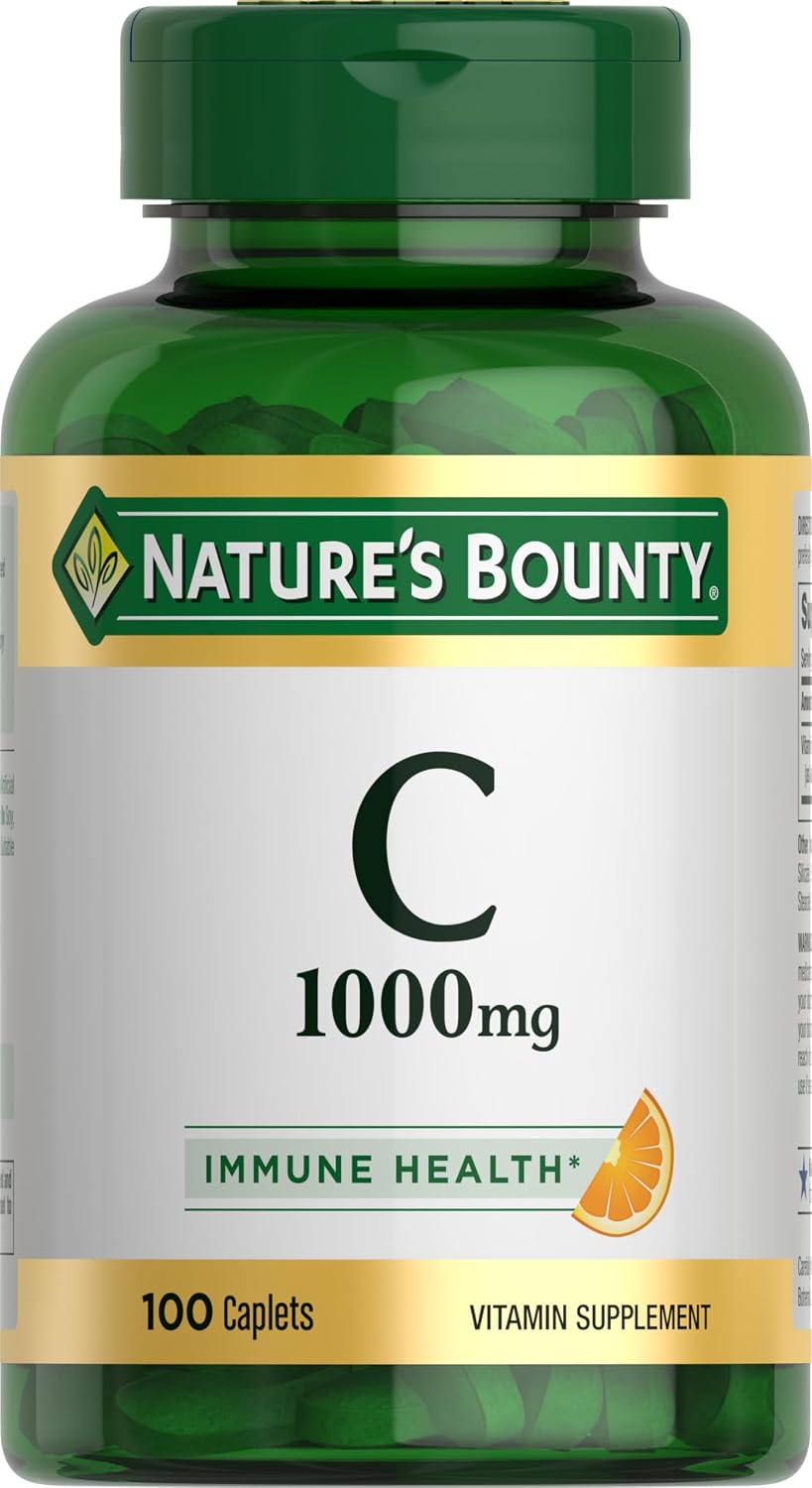 Nature's Bounty Vitamin C 1000mg - 100 Caplets - görsel 1