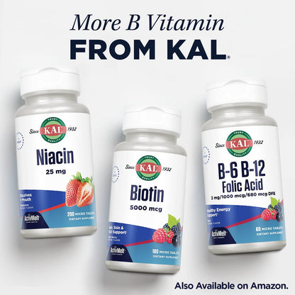 KAL Niacinamide 250 mg Tablets, 100 Tablets