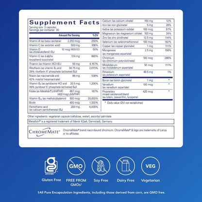 Pure Encapsulations Nutrient 950 - Multivitamin Mineral Supplement (90 Capsules)