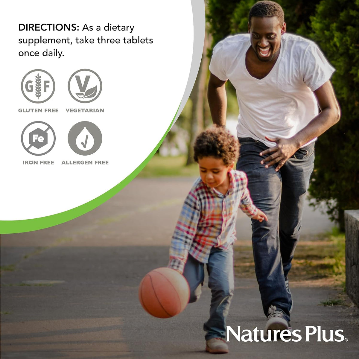 NaturesPlus Source of Life No Iron Multivitamin - 90 Tablets - görsel 6