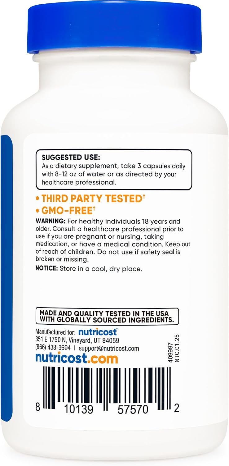 Nutricost Daily Vegetable Blend 90 Capsules (30 Servings) - 17 Vegetable Food Supplement - görsel 4