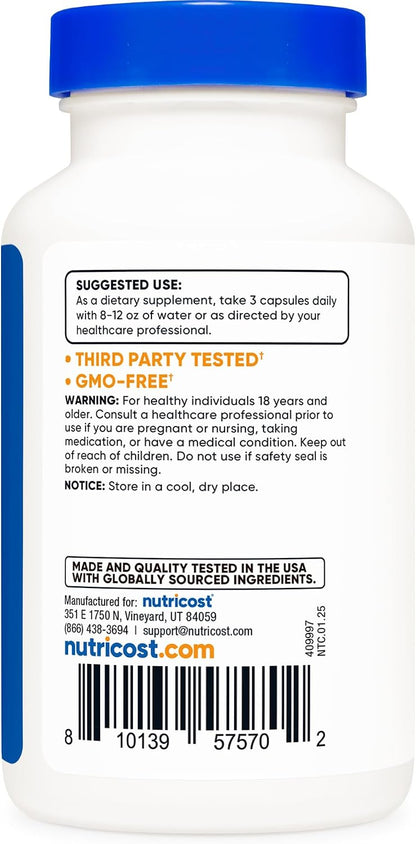 Nutricost Daily Vegetable Blend 90 Capsules (30 Servings) - 17 Vegetable Food Supplement