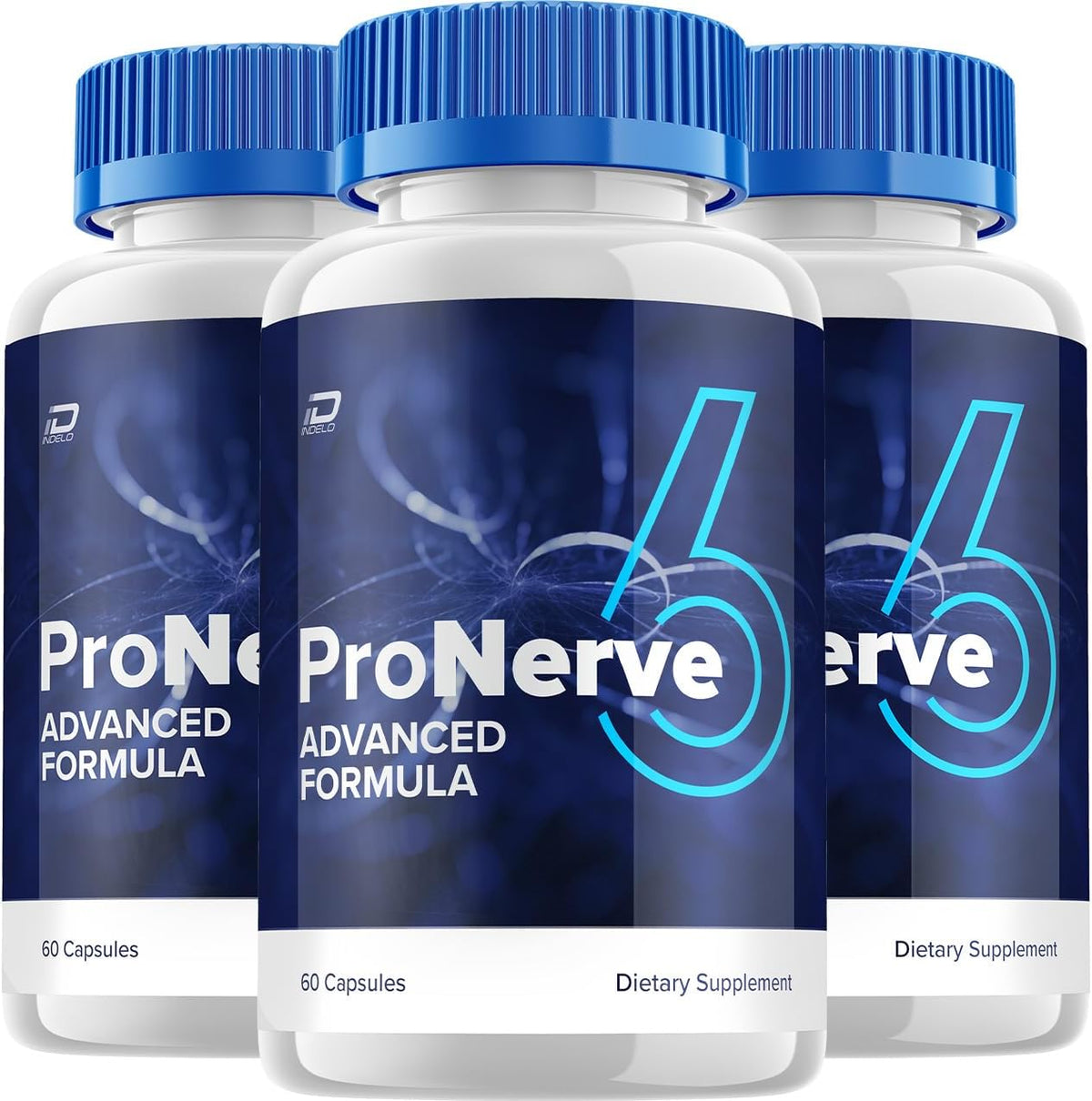 ProNerve 6 Capsules Advanced Nerve Formula Nerve Pro Pills (3 Pack - 180 Capsules) - görsel 1