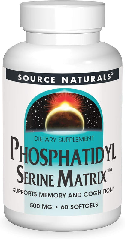 Source Naturals Phosphatidyl Serine Matrix 500mg - 60 Softgels