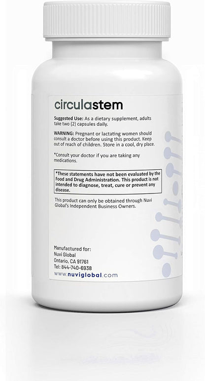 CIRCULA STEM - Stem Cell Nutrition Supplement by NuVi Global, 60 Capsules