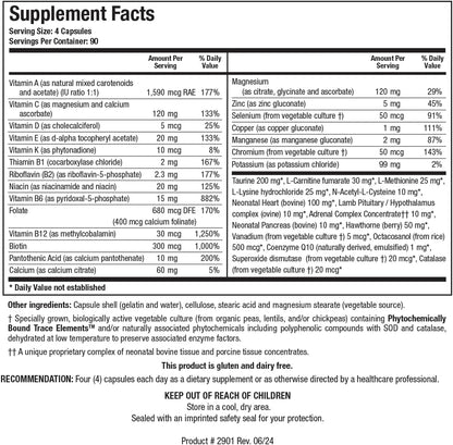 BIOTICS RESEARCH Bio Cardiozyme Forte Healthy Heart Multivitamin - 360 Capsules