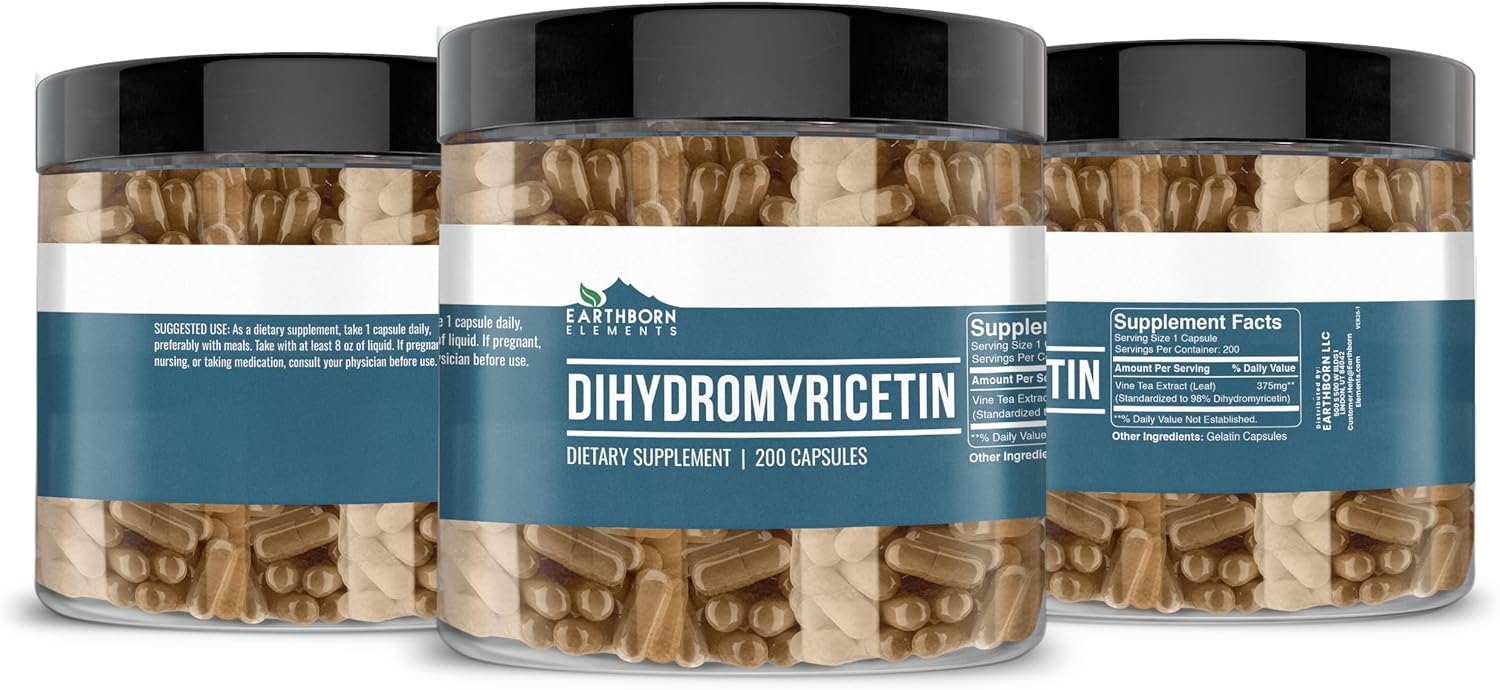 Earthborn Elements DHM (Dihydromyricetin) 200 Capsules - görsel 5