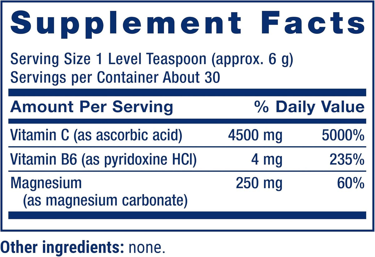 Life Extension Effervescent Vitamin C Magnesium Crystals, Helps Support Digestive Regularity, Gluten-Free, Non-GM, Vegetarian, Net Wt. 180g - görsel 3