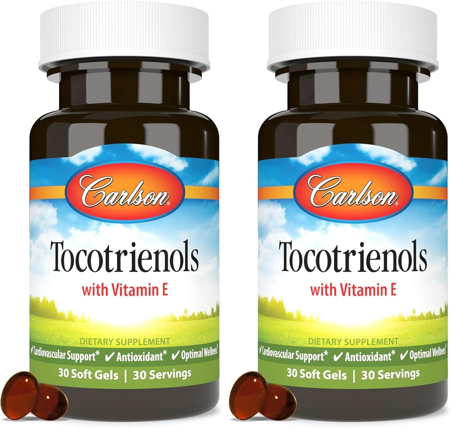 Carlson - Tocotrienols, 40 mg, with Natural-Source Vitamin E, Gamma, Alpha, Delta, Beta, Sustainably Sourced, 30 Softgels - görsel 9