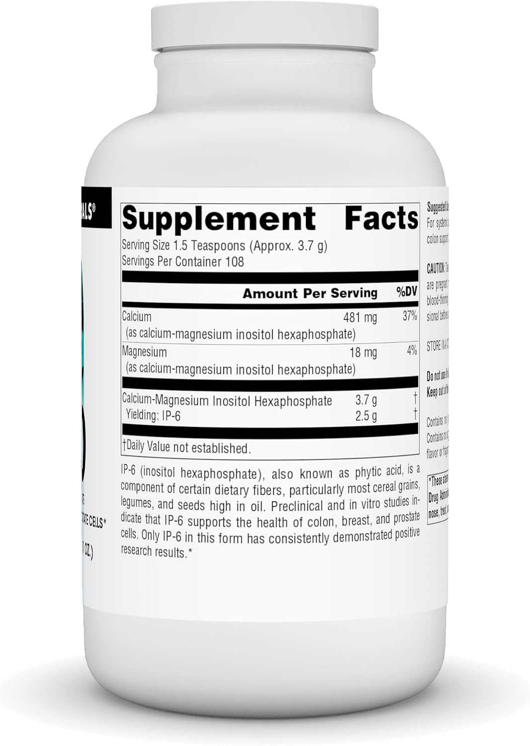 Source Naturals IP-6 Powder, 2500 mg – 400 g - görsel 2
