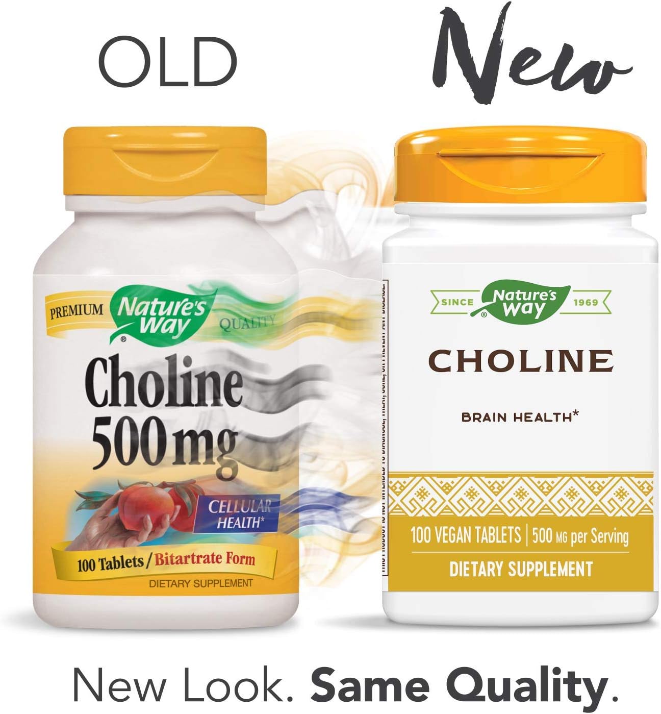 Nature's Way Choline, 500 mg per serving, 100 Tablets (Pack of 2) - görsel 2