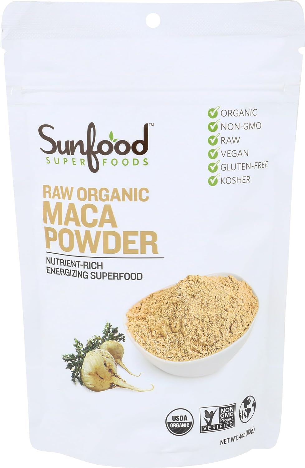 Sunfood Superfoods Organic Maca Powder, 227 g - görsel 7