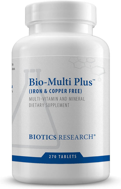 Biotics Research Bio Multi Plus Iron and Copper Free Multivitamin - 270 Tablets