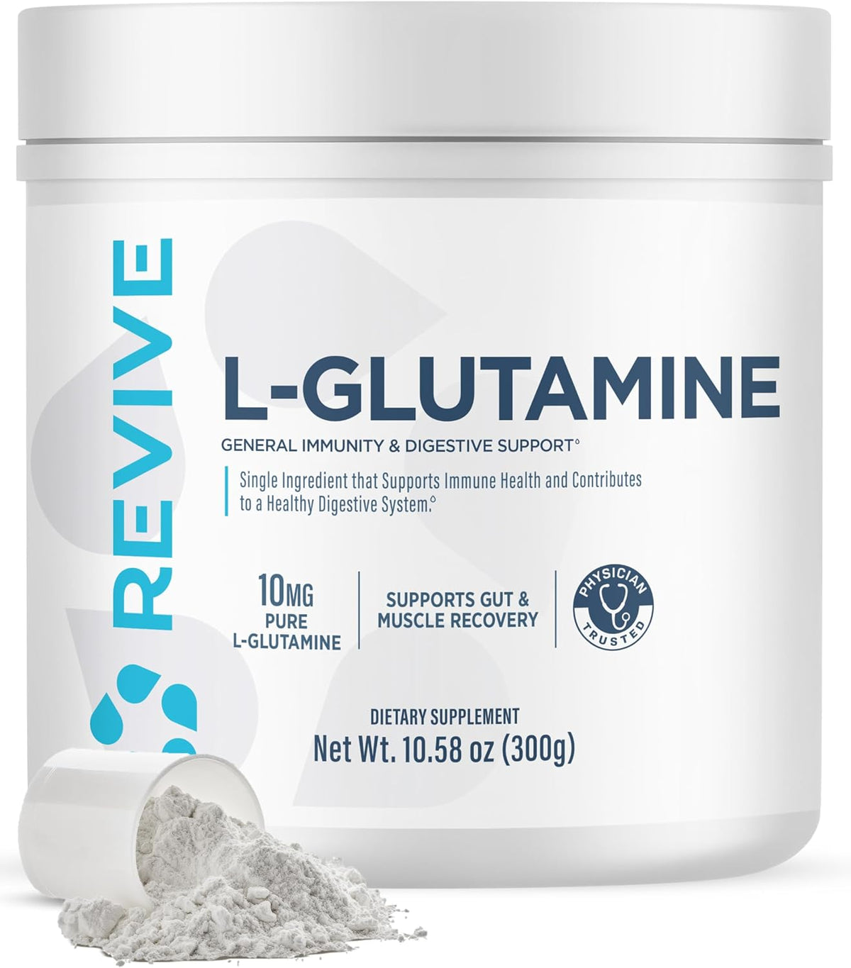 Revive MD Gut L-Glutamine Powder – Muscle Recovery & Immune Support – 30 Servings - görsel 1