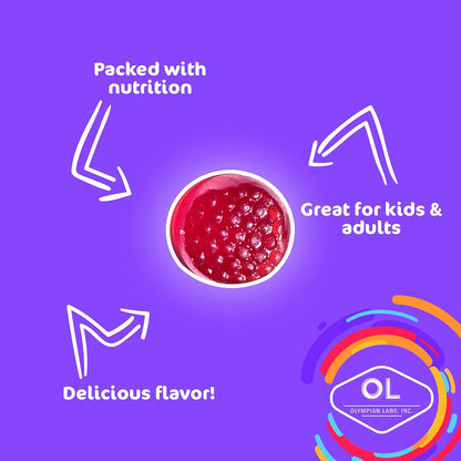 Olympian Labs Children's Elderberry Gummies | Packed with Vitamin C and Zinc | 60 Count