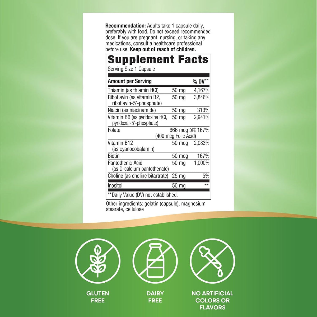 Nature's Way Vitamin B-50 Complex - görsel 2