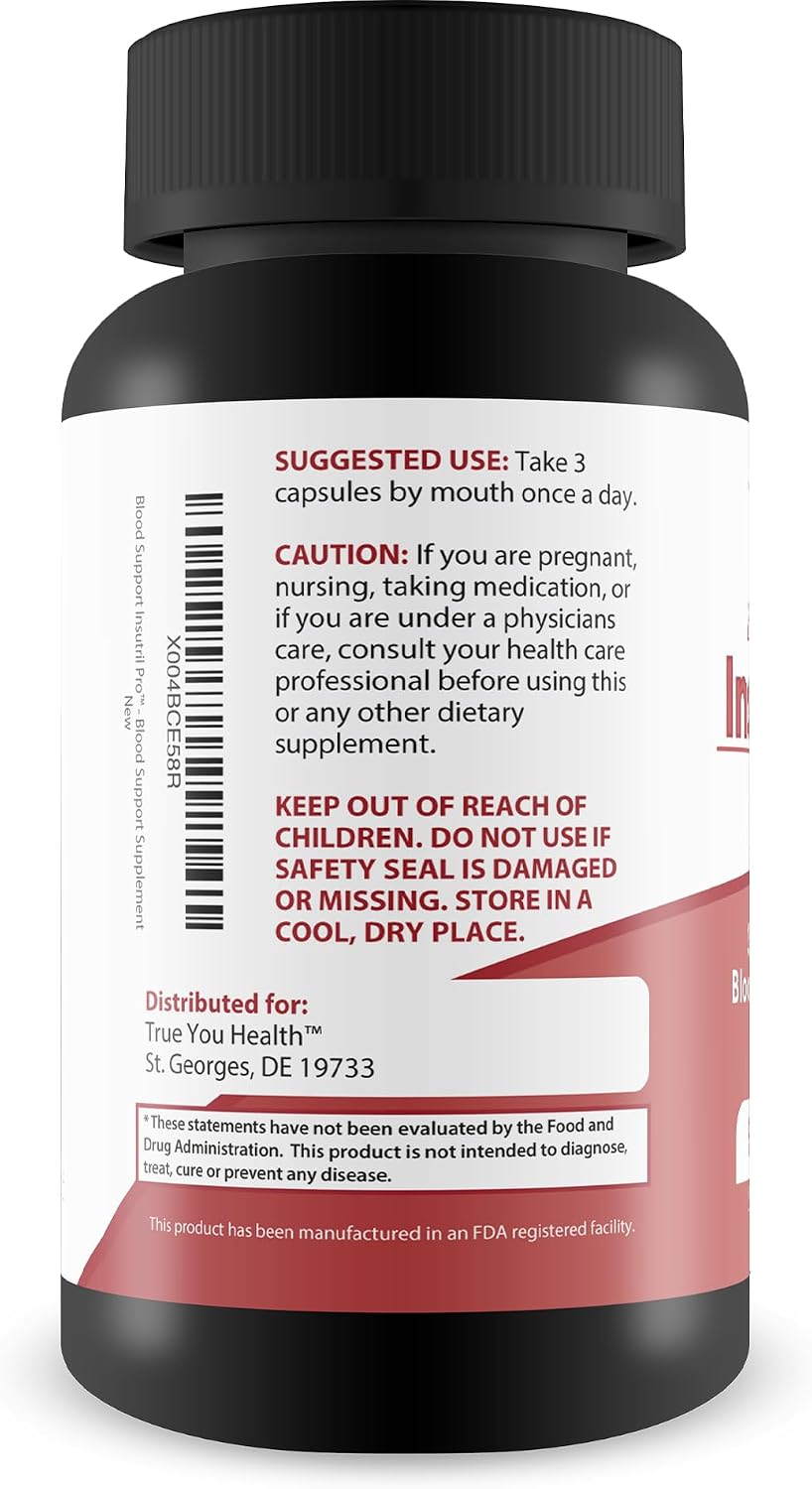 True You Health Blood Support Insutril Pro - Sugar Health and Blood Circulation Supplement - görsel 3