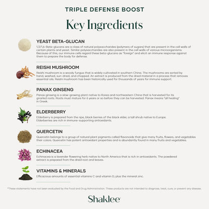 Shaklee - Triple Defence Boost - 20 Servings