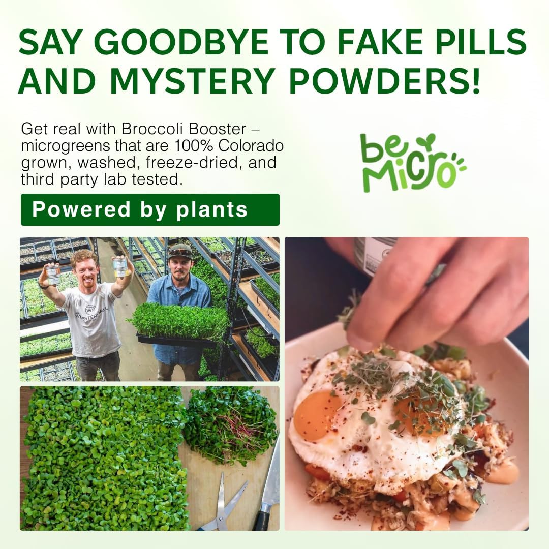 Whole Food Microgreens - US Grown, Small Batch, Nutritional Booster - Broccoli Booster - Nrf2 Activation - 5g - görsel 6
