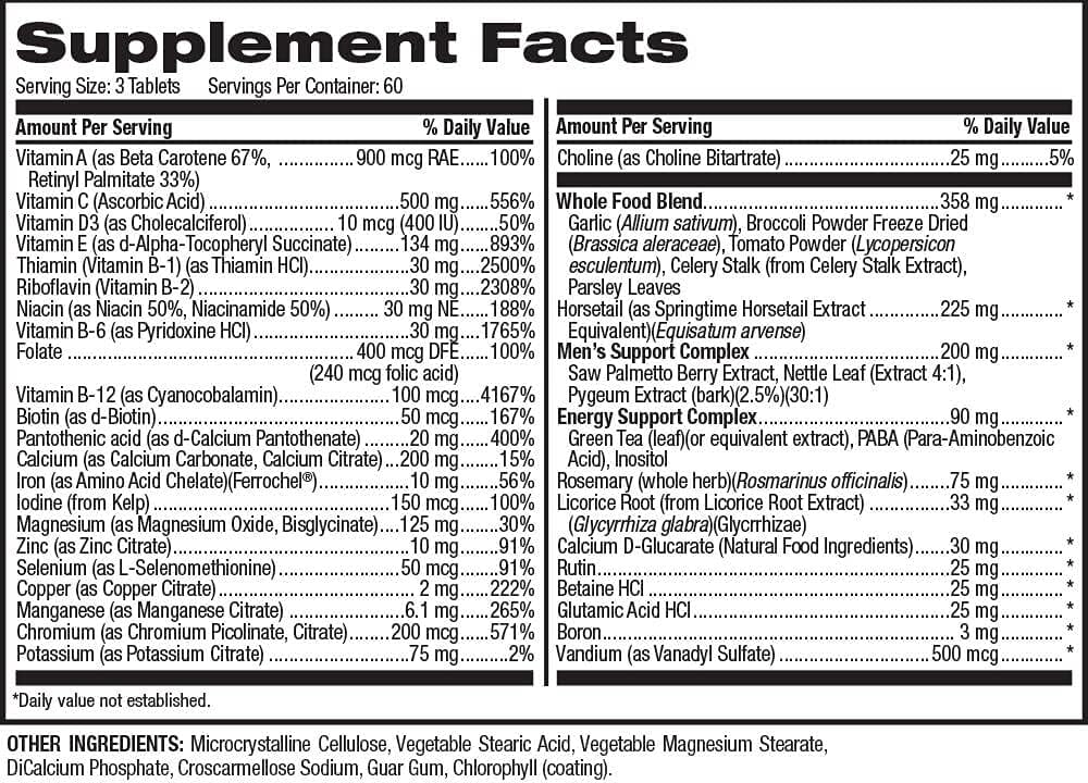 Hi-Health Men's Multivitamin (180 Tablets) - görsel 3