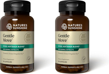 Nature's Sunshine Gentle Move - Digestive Support for Natural Regularity, 90 Capsules