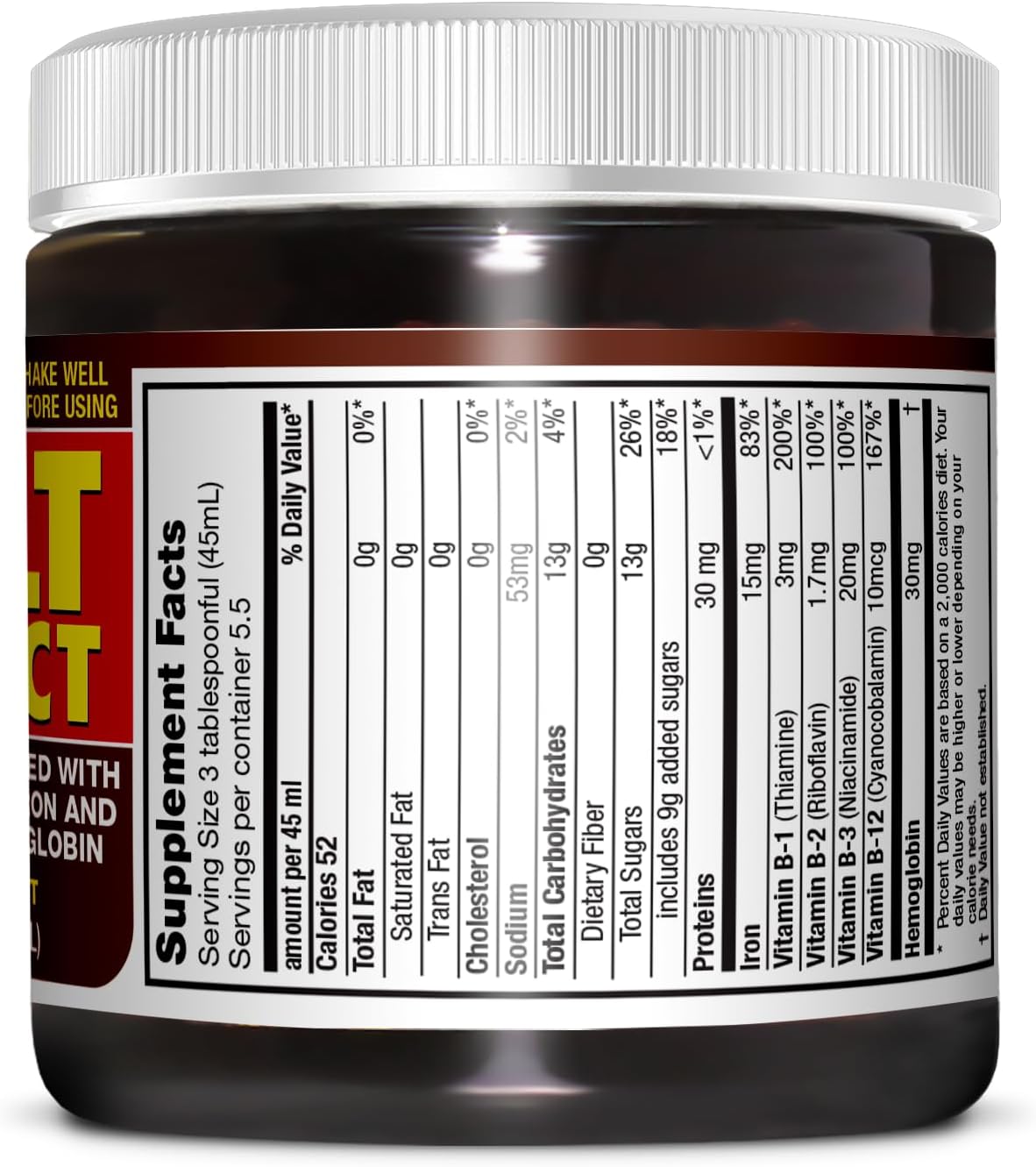 Germa Malt Extract Liquid Food Supplement – Pure Concentrated Barley Malt – 236 ml (8 fl oz) - görsel 5
