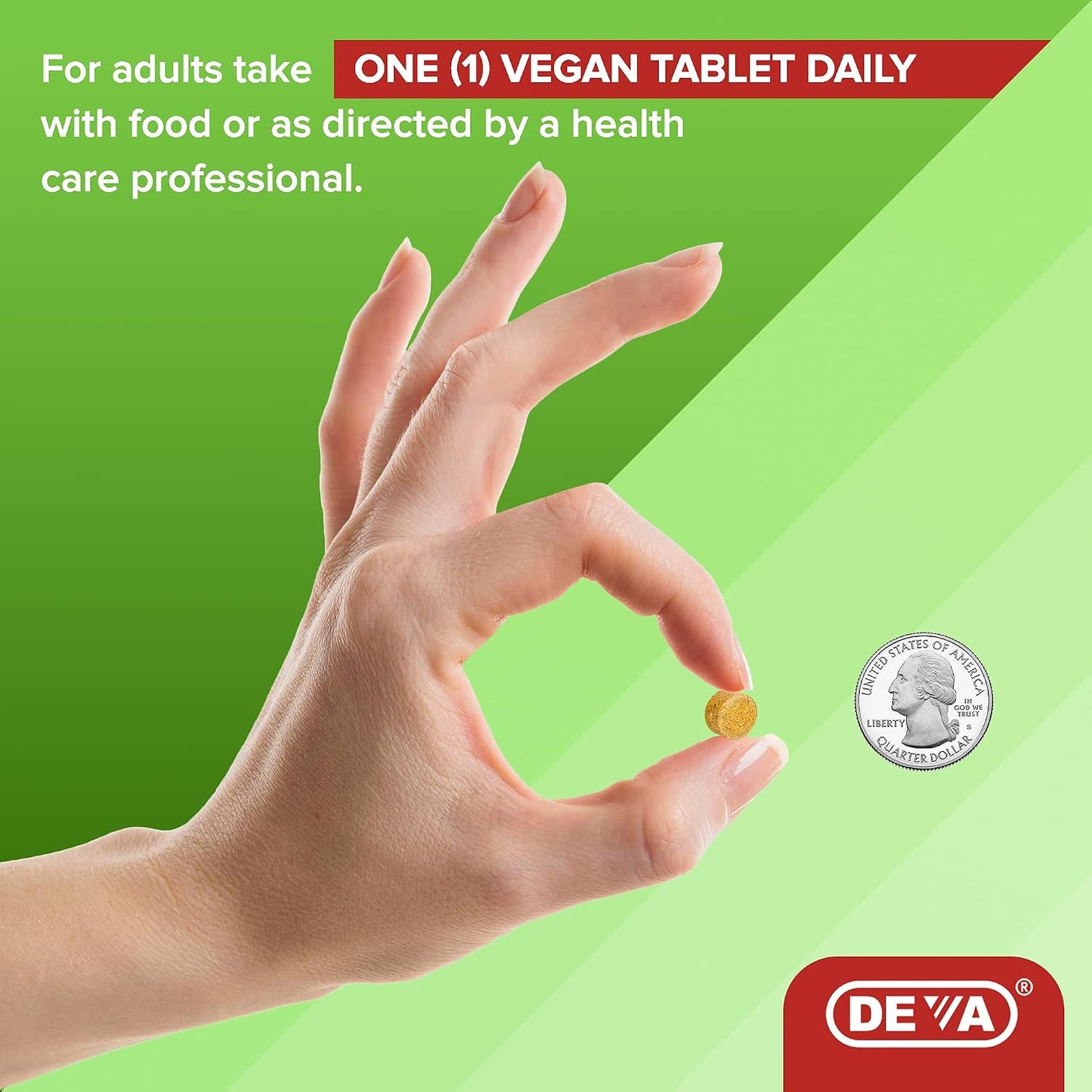 Deva Vegan Multivitamin & Mineral Supplement – Iron-Free – 90 Tiny Tablets - görsel 5