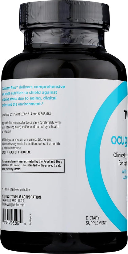 Twinlab Ocuguard Plus Eye Health Supplement with Zinc, Vitamins A, C & D