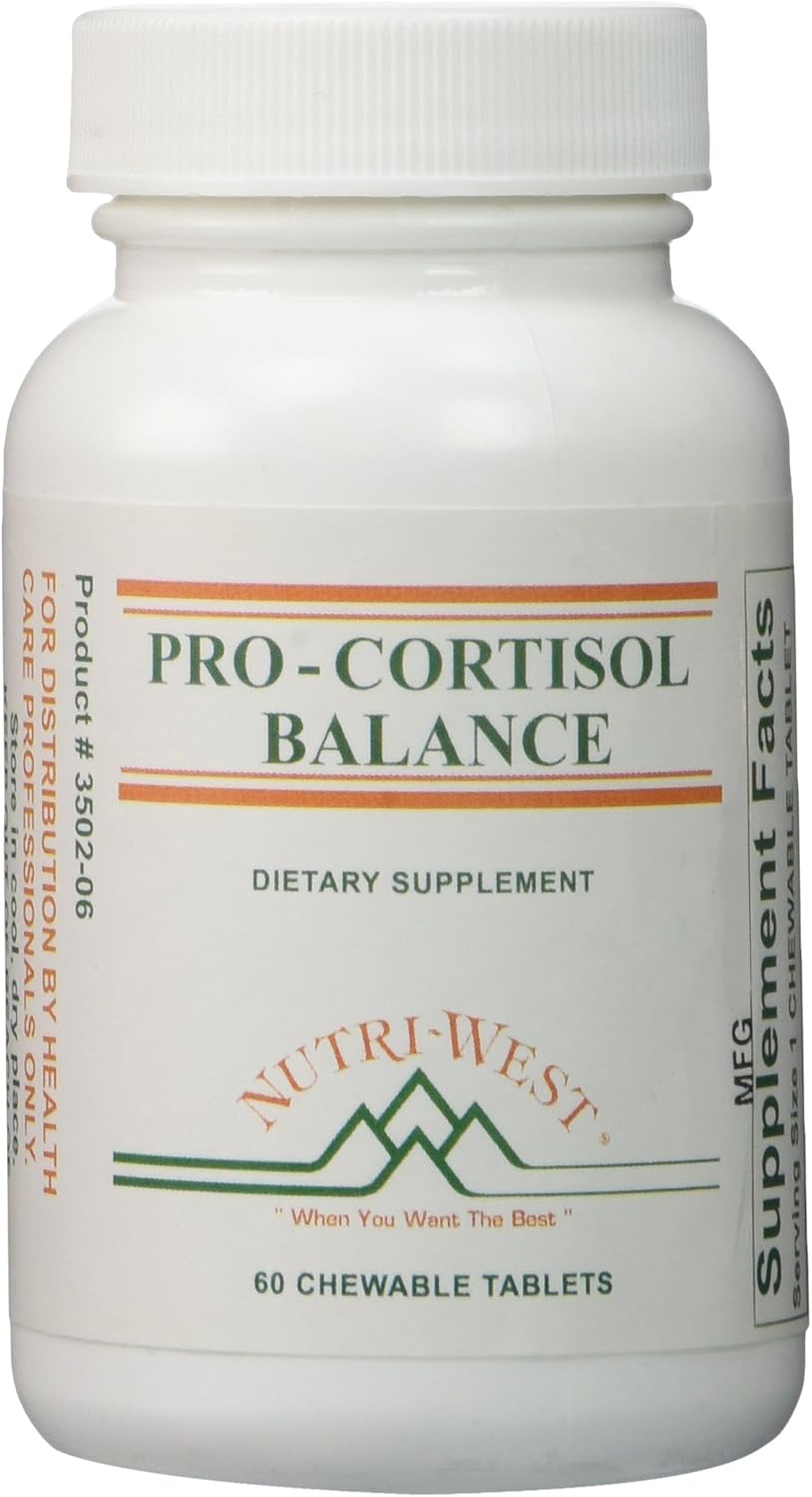 Pro-Cortisol Balance - 60 Chewable Tablets by Nutri West - görsel 1